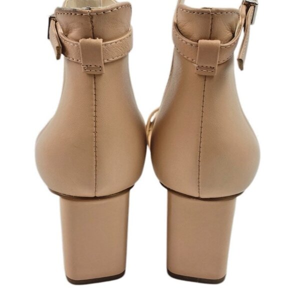 *Vince Camuto Margry Heels Womens Size 8M Tan Leather Ankle Strap Heeled Sandal - Picture 5 of 12